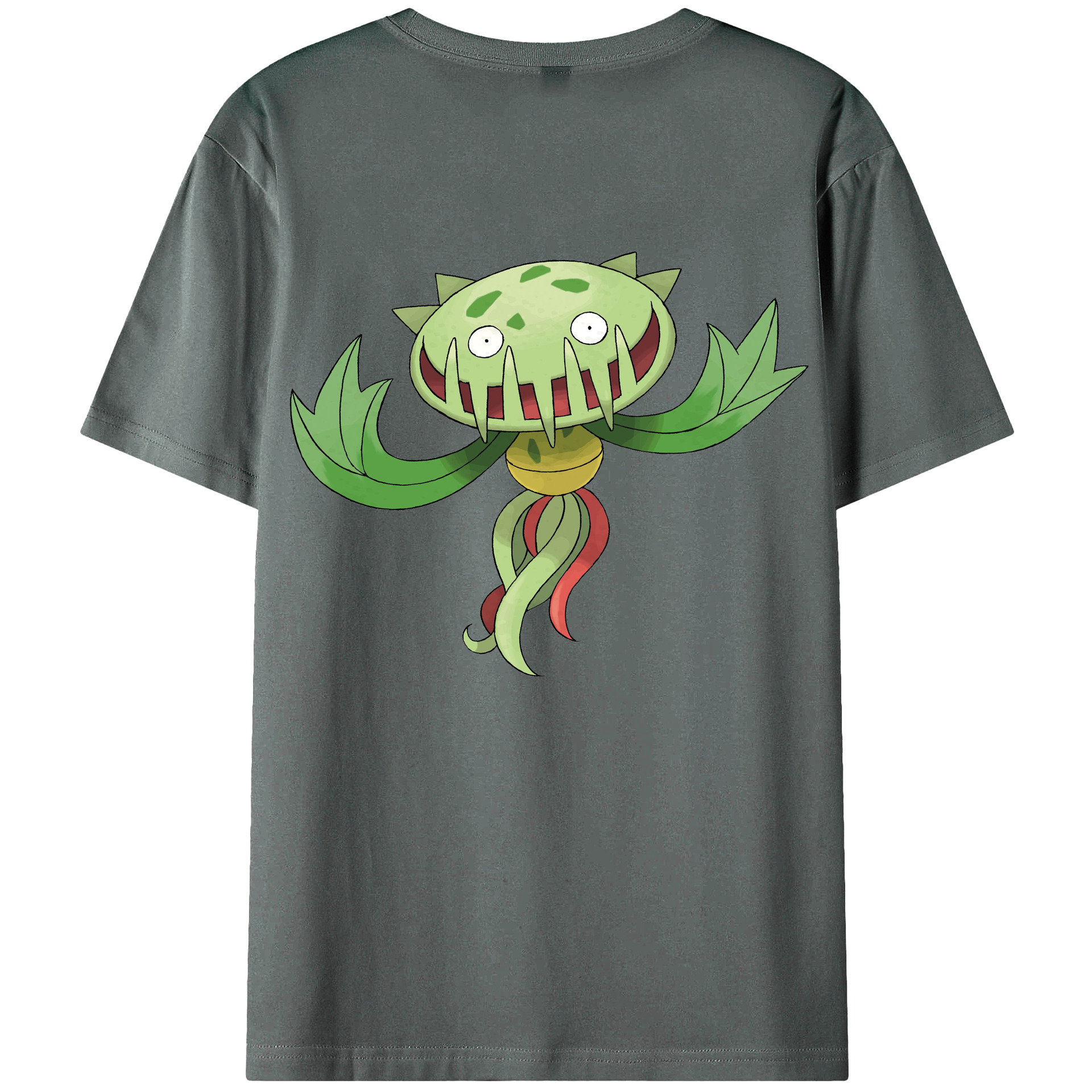 （画像用） ポケットモンスター Pokémon 綿100％ メンズ半袖Tシャツ（バックプリント） 通気性